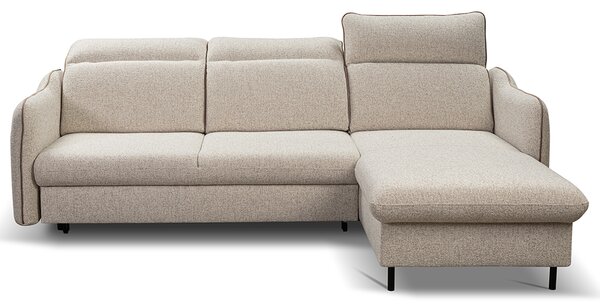 Sedací souprava BONA | 237x165 cm | PRAVÁ | rozkládací + úložný prostor | VÝBĚR TKANIN