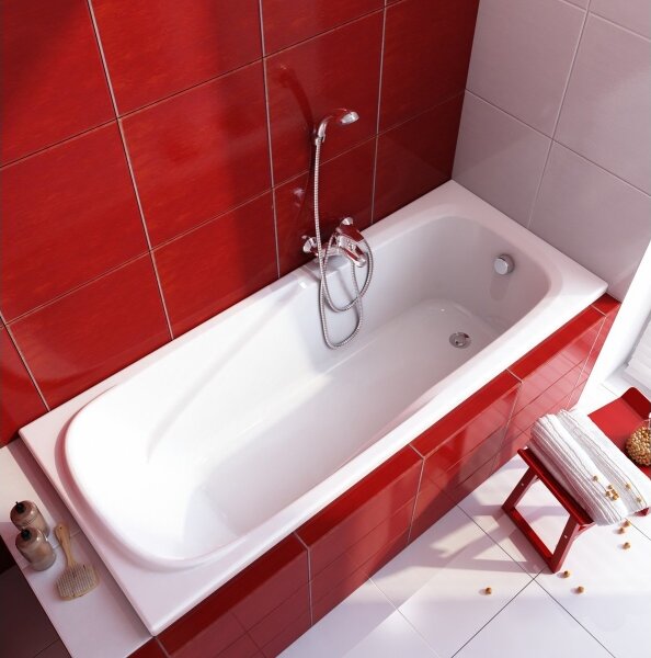 Ravak CP11000000 - Vana VANDA 160x70 cm akrylát/lesklá bílá