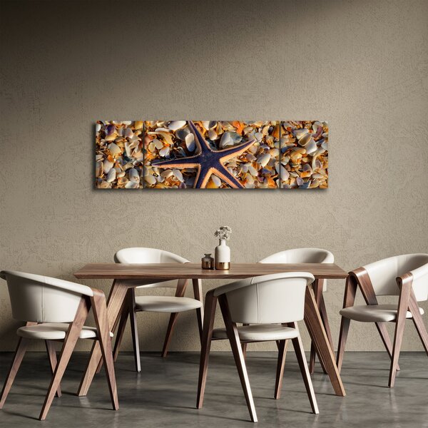 Obraz mořské hvězdice (170x50 cm)