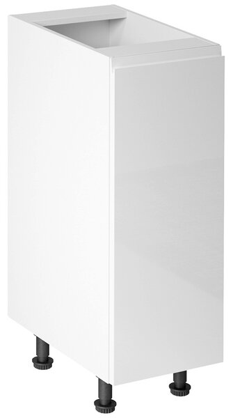 Kuchyňská linka ASPEN b | 300x230 cm | zásuvky METALBOX | SOKL v CENĚ | bílá lesk