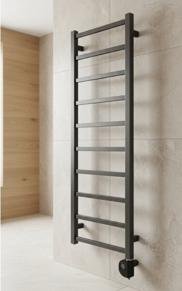 Vertaduro - Koupelnový radiátor s termostatem ZOE 400W 114x40 cm antracit