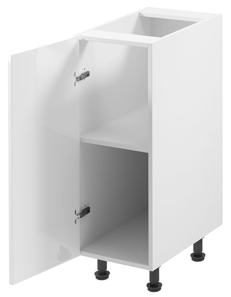 Kuchyňská linka ASPEN b | 300x230 cm | zásuvky METALBOX | SOKL v CENĚ | bílá lesk