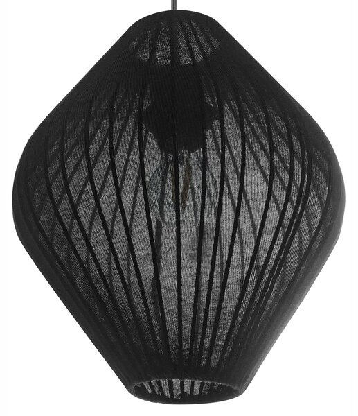 Závěsná lampa ALME Tkanina Černá