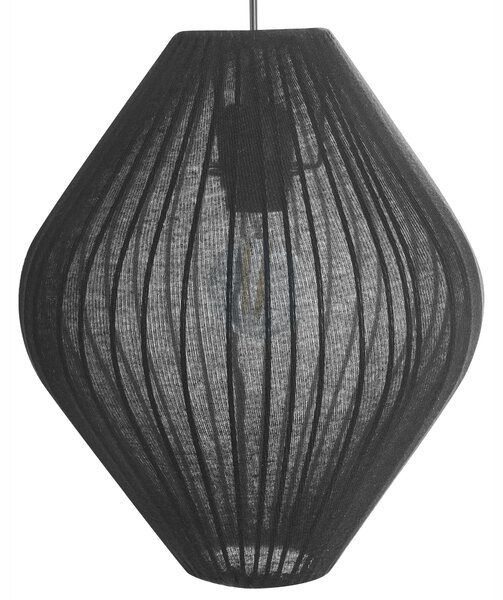 Závěsná lampa ALME Tkanina Černá