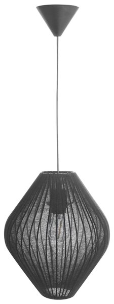 Závěsná lampa ALME Tkanina Černá