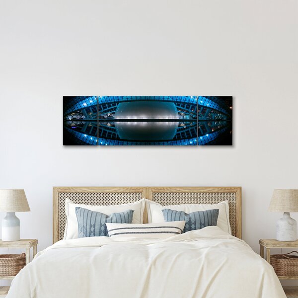Obraz fotbalového stadionu (170x50 cm)