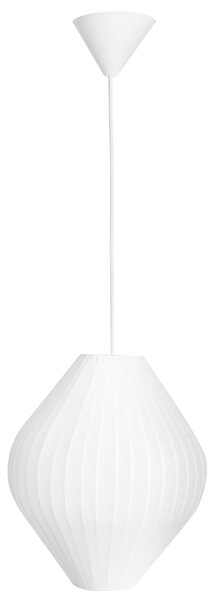 Závěsná lampa ALME Tkanina Bílá