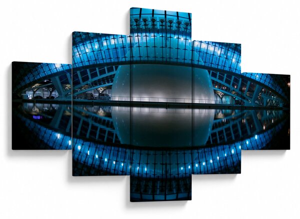 Obraz fotbalového stadionu (125x70 cm)