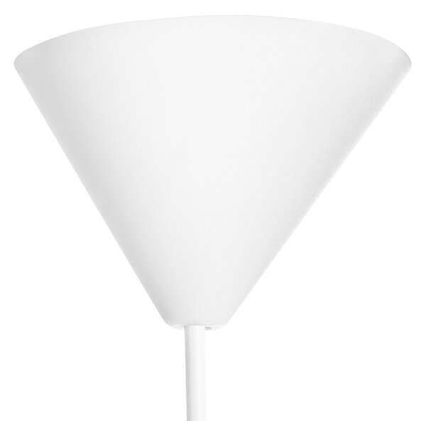 Závěsná lampa GERA Tkanina Bílá