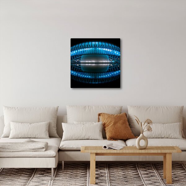 Obraz fotbalového stadionu (30x30 cm)