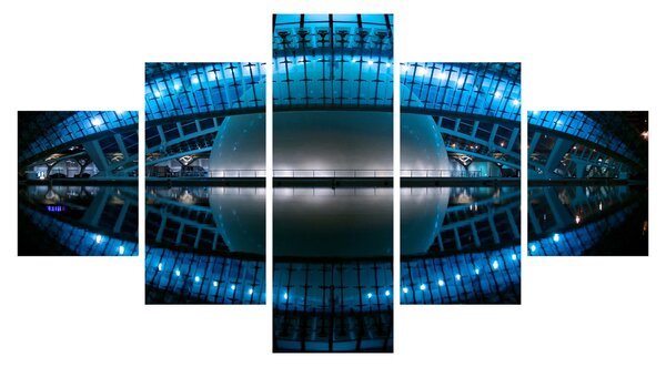 Obraz fotbalového stadionu (125x70 cm)