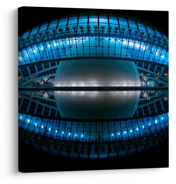 Obraz fotbalového stadionu (30x30 cm)