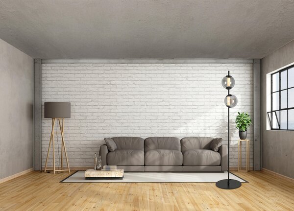 STOJACÍ LED LAMPA, 34/168 cm Dieter Knoll - Stojací lampy