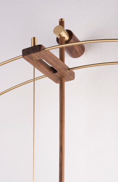 Designové nástěnné hodiny Nomon Barcelona Premium Gold 81cm