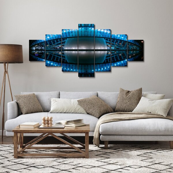 Obraz fotbalového stadionu (210x100 cm)