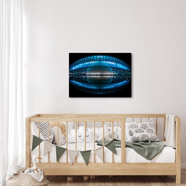 Obraz fotbalového stadionu (70x50 cm)