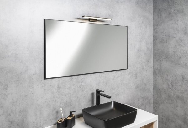 Sapho - Zrcadlo v rámu AROWANA 50x80 matná černá