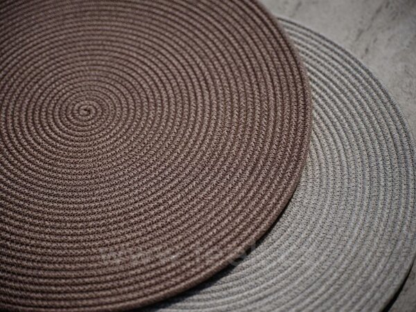 Stern Prostírání Stern, kulaté 40 cm, 100% polypropylen barva greige, cena za 1 ks