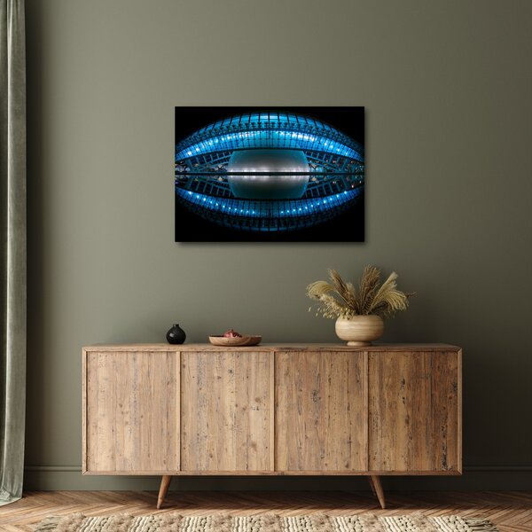 Obraz fotbalového stadionu (70x50 cm)