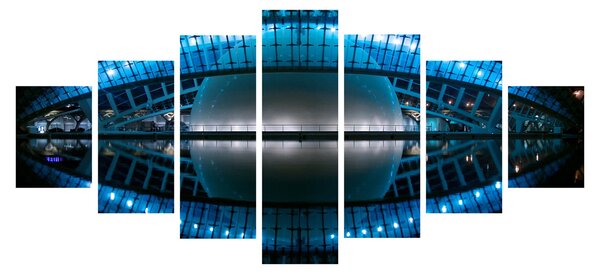 Obraz fotbalového stadionu (210x100 cm)