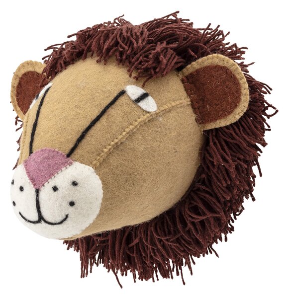 Bloomingville Dětská dekorace na zeď Lion 30x20 cm