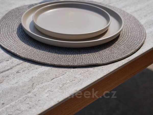 Stern Prostírání Stern, kulaté 40 cm, 100% polypropylen barva greige, cena za 1 ks