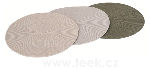 Stern Prostírání Stern, kulaté 40 cm, 100% polypropylen barva greige, cena za 1 ks