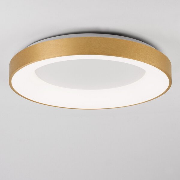 Zlaté stropní LED světlo Nova Luce Rando Thin 60 cm