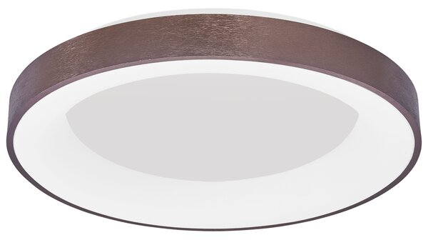 Hnědé stropní LED světlo Nova Luce Rando Thin 60 cm