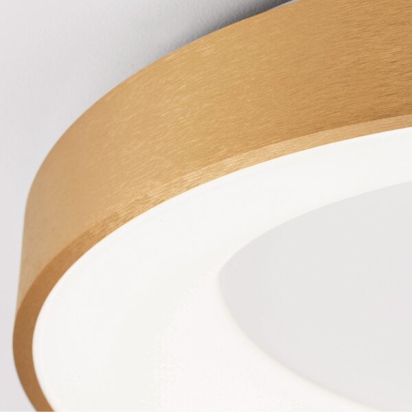 Zlaté stropní LED světlo Nova Luce Rando Thin 60 cm