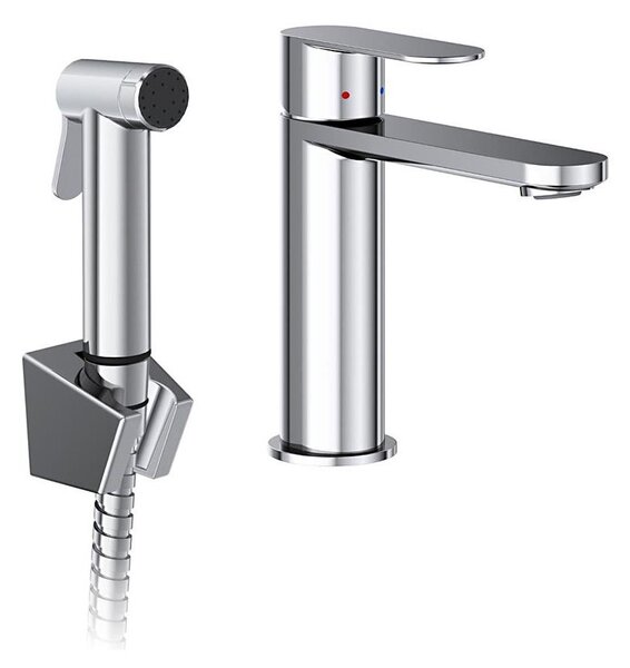 Ravak X070450 - Umyvadlová baterie s bidetovou sprškou CHROME lesklý chrom
