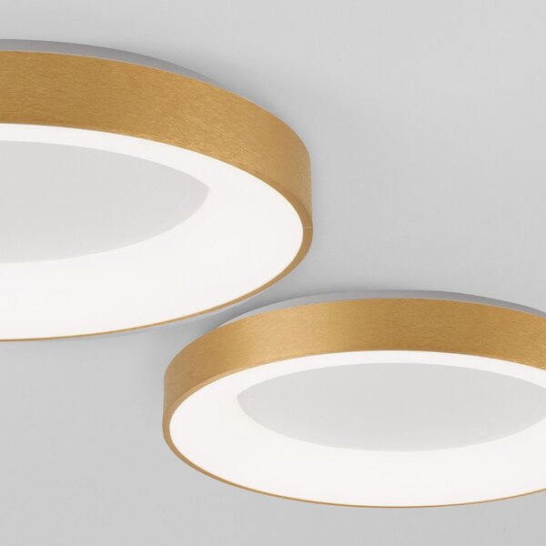 Zlaté stropní LED světlo Nova Luce Rando Thin 60 cm