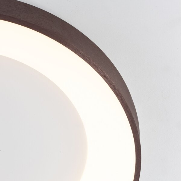 Hnědé stropní LED světlo Nova Luce Rando Thin 60 cm