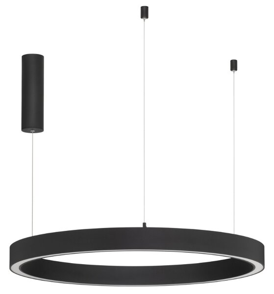 Černé závěsné LED světlo Nova Luce Elowen II. 80 cm