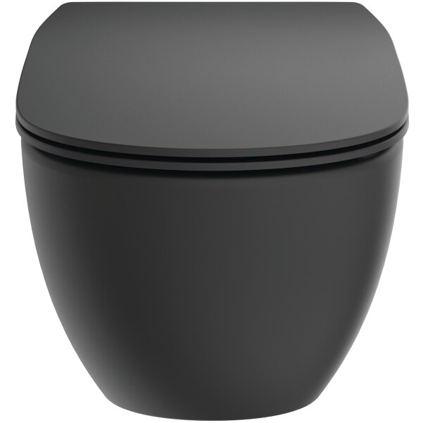 Ideal Standard T3546V3 - Závěsné WC s prkénkem SoftClose TESI keramika/černá
