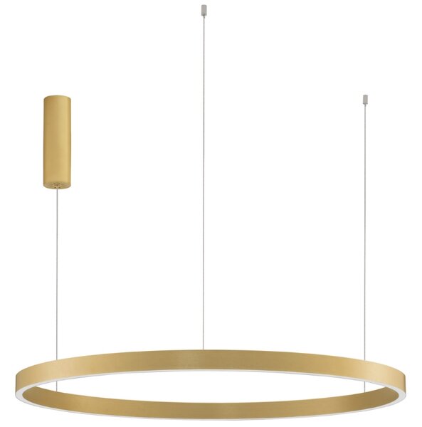 Zlaté závěsné LED světlo Nova Luce Elowen 98 cm