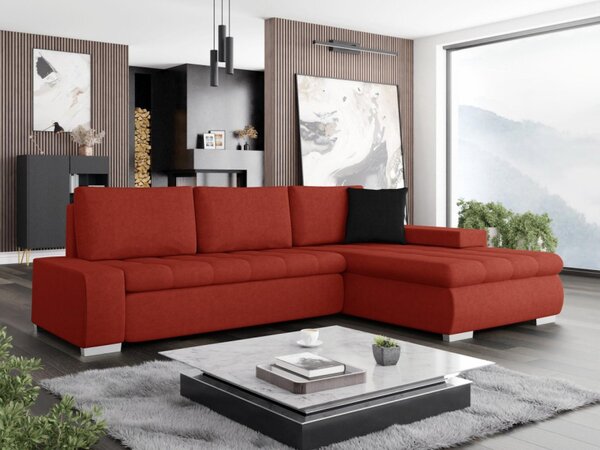 Rohová sedací souprava Herkules Mini, Potah: Uttario Velvet 2964 + Uttartio Velvet 2964 + Uttartio Velvet 2980 5903211031113
