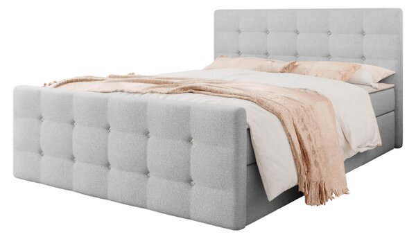 Kontinentální postel Akvore, Rozměr postele: 140x200, Potah: ekokůže Soft 011 5903211085956
