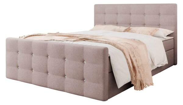 Kontinentální postel Akvore, Rozměr postele: 140x200, Potah: ekokůže Soft 011 5903211085956