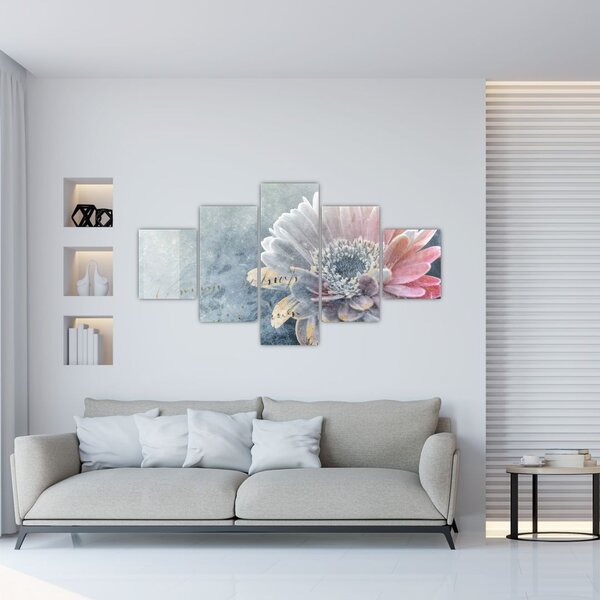 Obraz - Zimní květ (125x70 cm)
