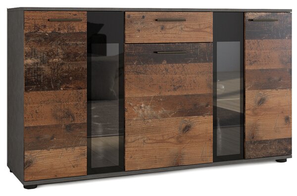 Komoda SALSA | 140 cm | old wood style/matera