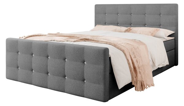 Kontinentální postel Akvore, Rozměr postele: 140x200, Potah: ekokůže Soft 011 5903211085956