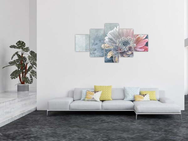 Obraz - Zimní květ (125x70 cm)