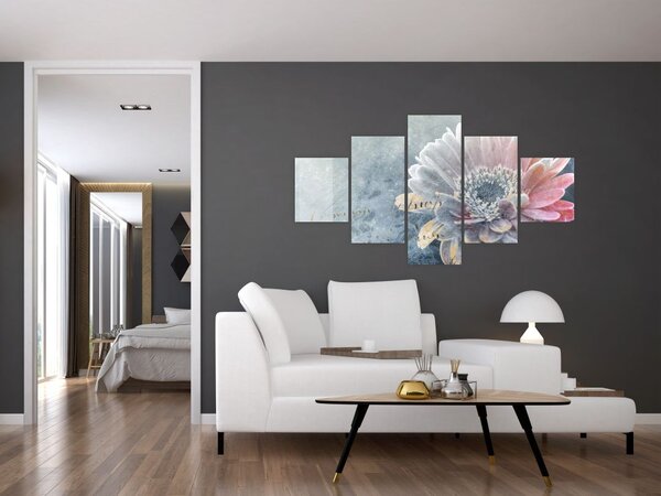 Obraz - Zimní květ (125x70 cm)