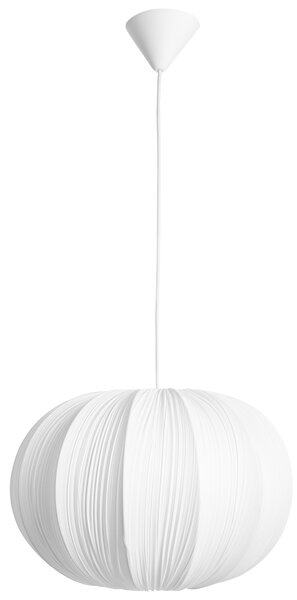 Závěsná lampa OKER Tkanina Bílá