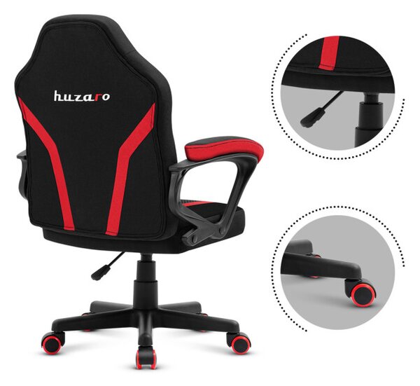 Dětská herní židle Ranger - 1.0 červená mesh