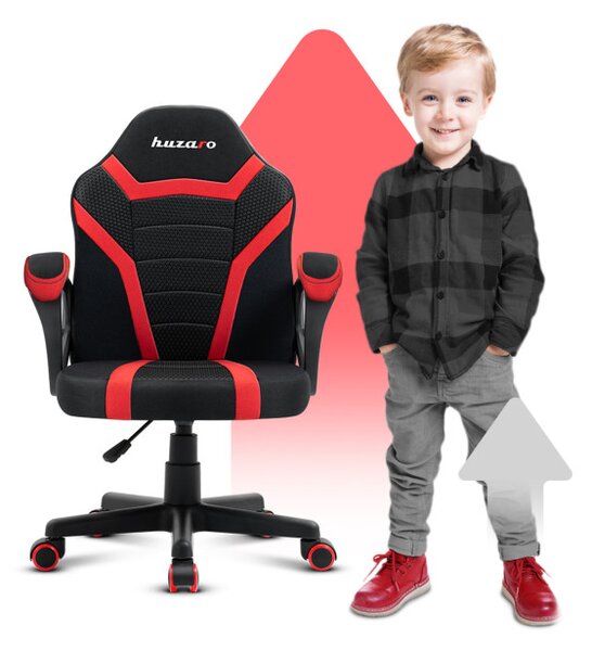 Dětská herní židle Ranger - 1.0 červená mesh