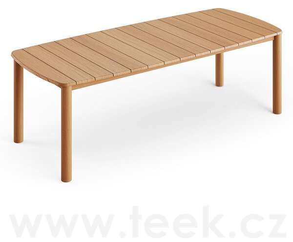Jati Kebon Jídelní stůl Benoa, Jati Kebon, obdélníkový 240x100x75,5 cm, rám i deska teak