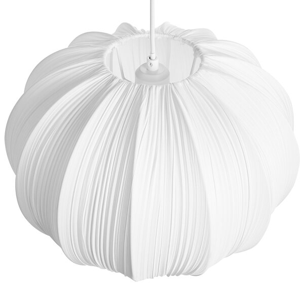Závěsná lampa OKER Tkanina Bílá