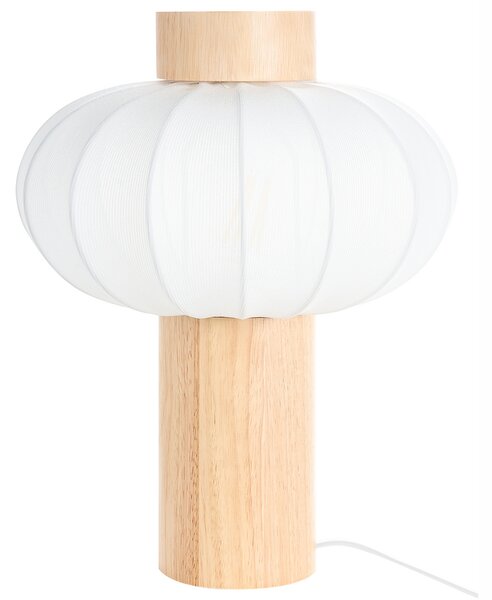 Stolní lampa ABENS Dřevo Světle hnědá